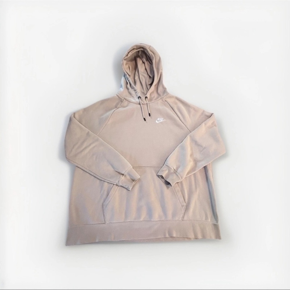 Women's Nike Light Taupe/Beige Hoodie Size 1X Like New